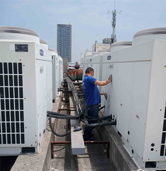 蔡甸中央空调制热和不制冷系统维修方法